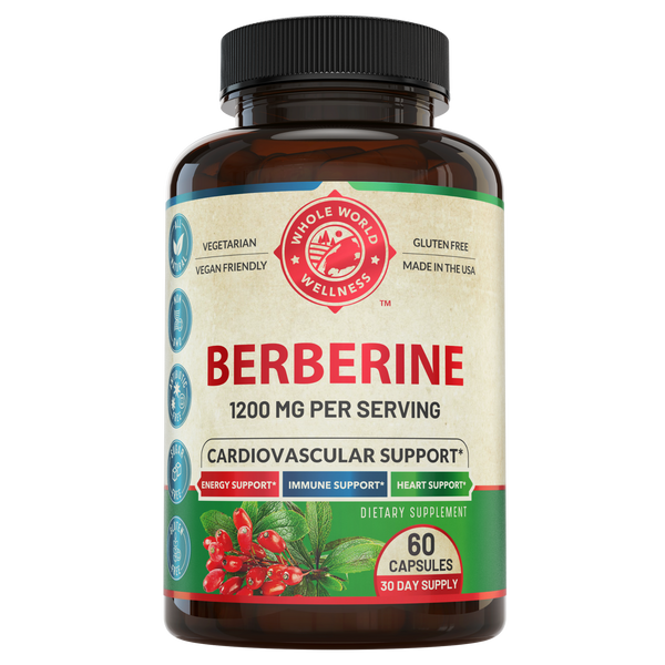 Alliwise Organic Berberine Supplement Liquid Drops - Premium Berberine HCL 1500mg - Supports Immune & Digestive - 60ml