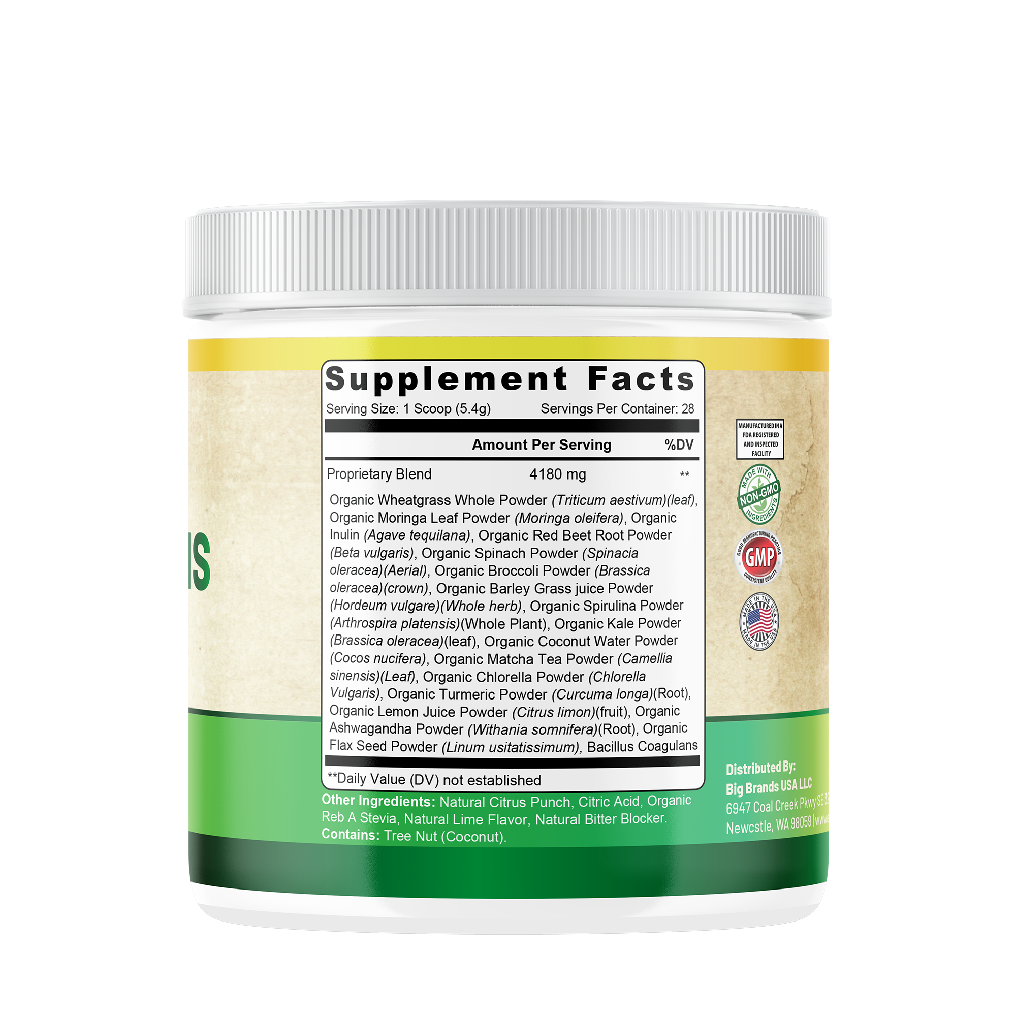 Organic Super Greens Powder