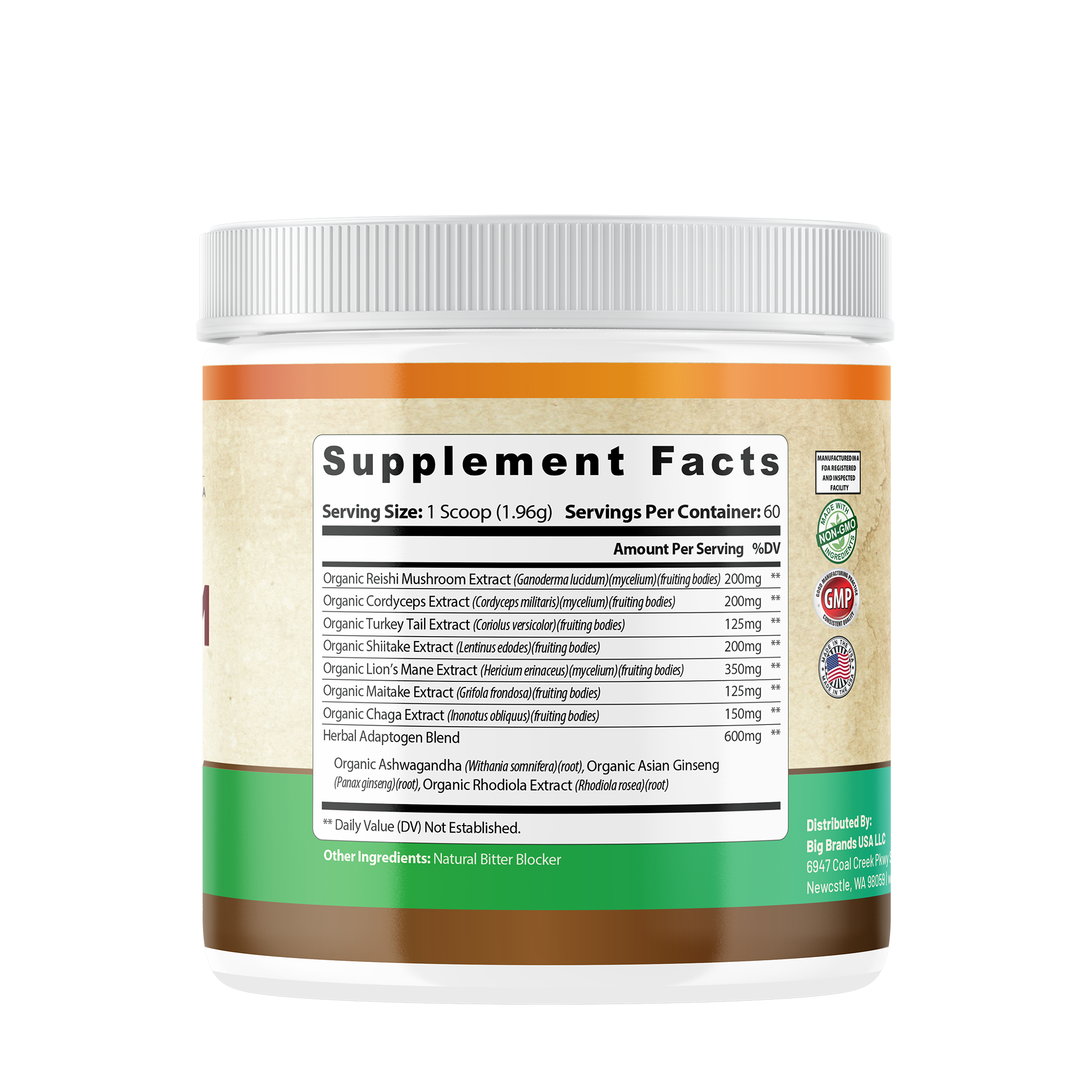 Organic Mushroom Complex Powder