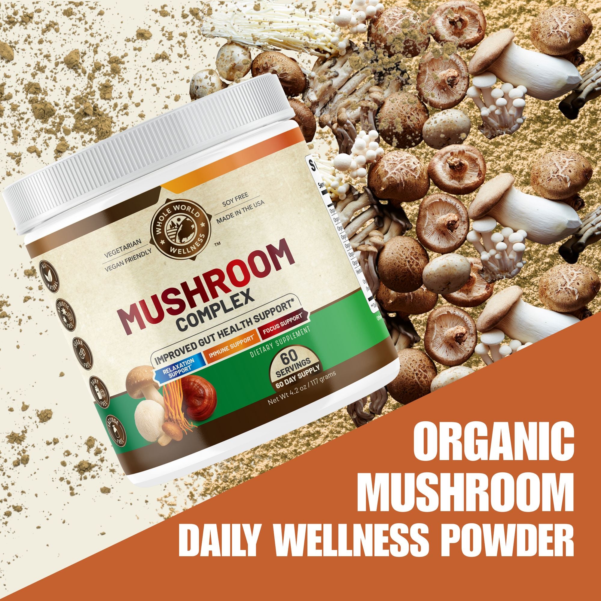 Organic Mushroom Complex Powder