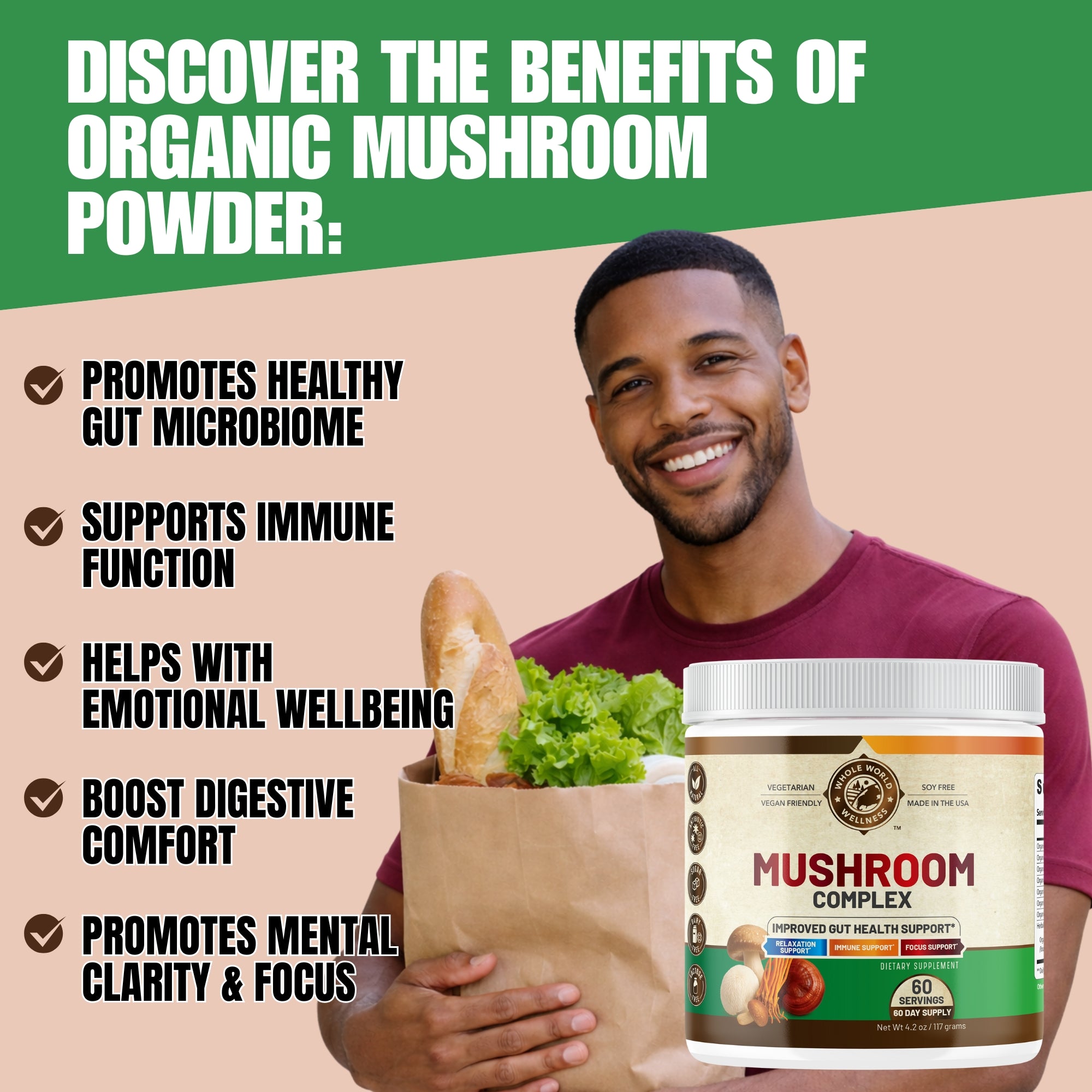 Organic Mushroom Complex Powder