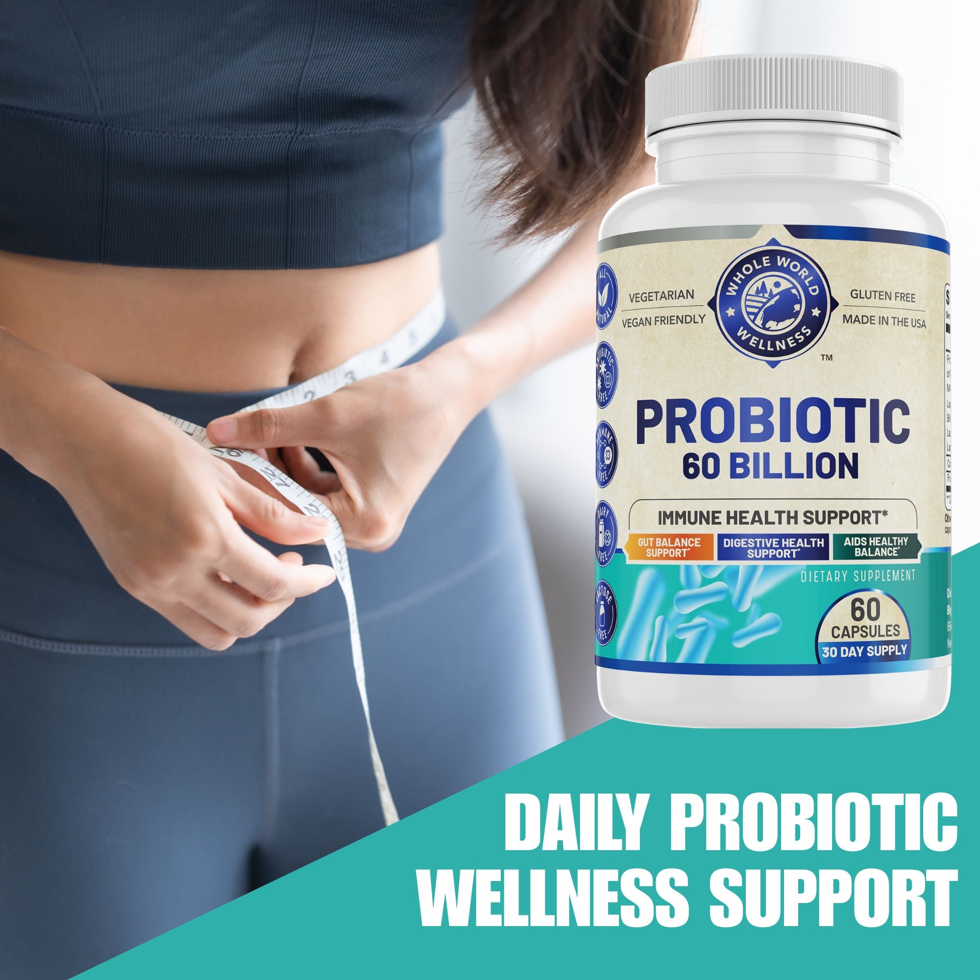 All Natural Probiotic 60 Billion