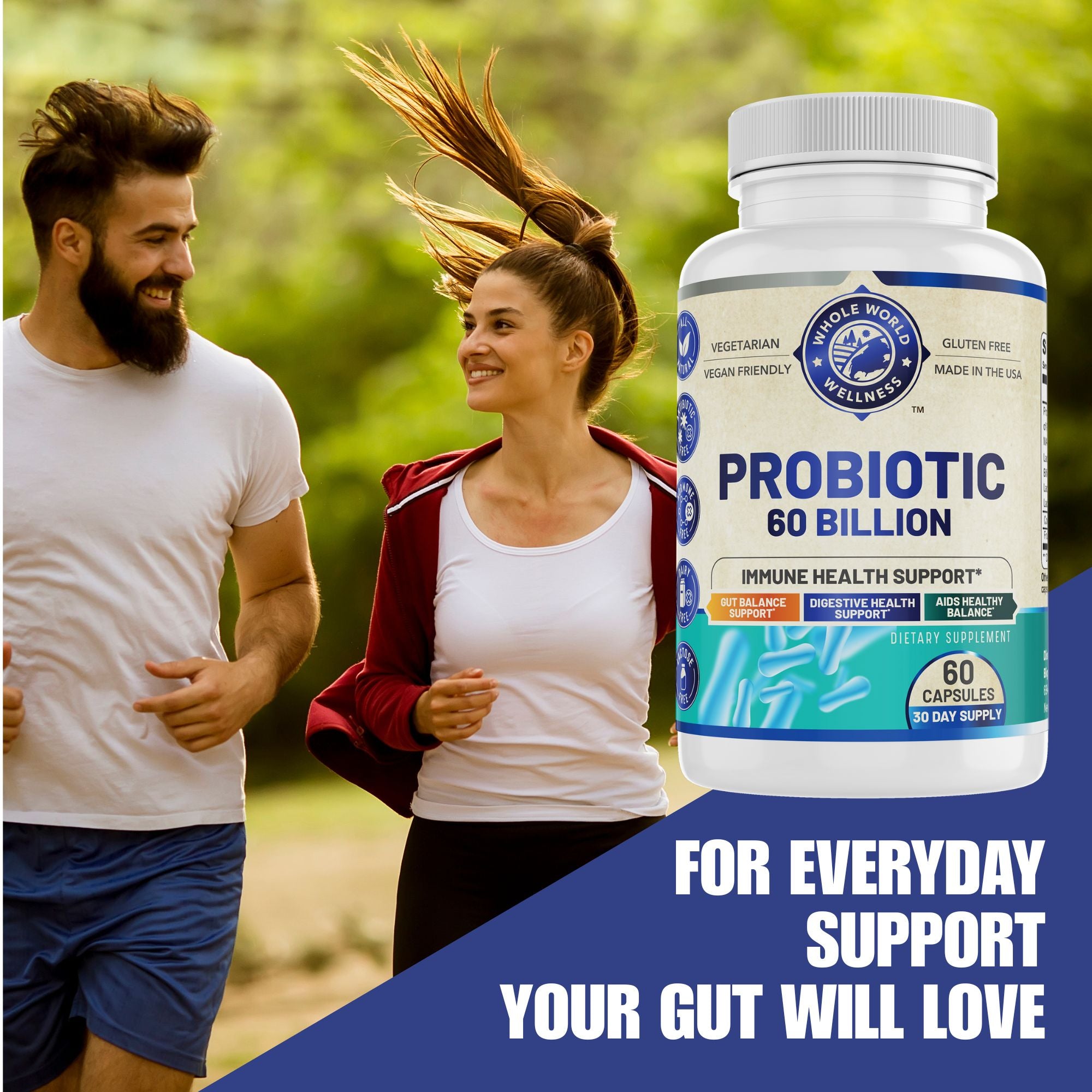 All Natural Probiotic 60 Billion