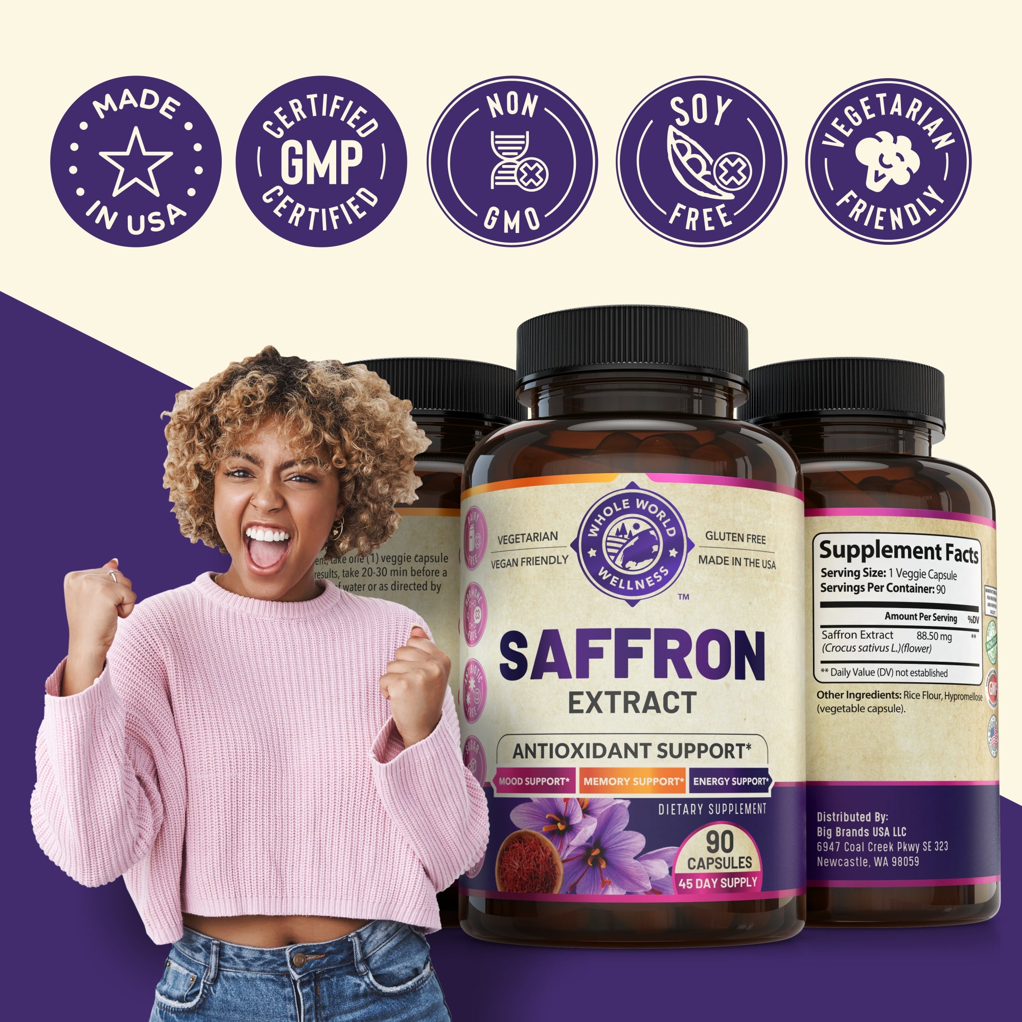 Pure Saffron Supplement