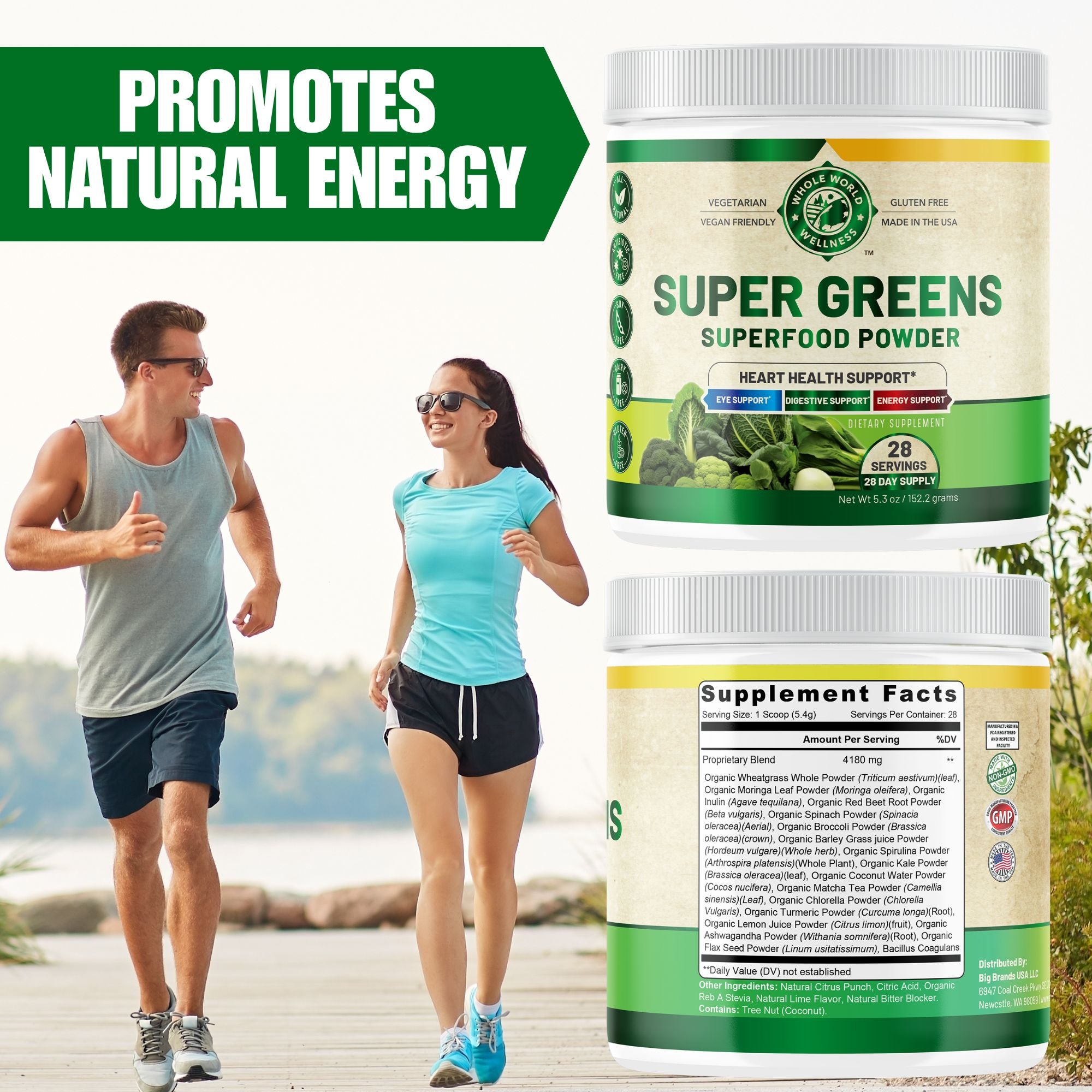 Organic Super Greens Powder