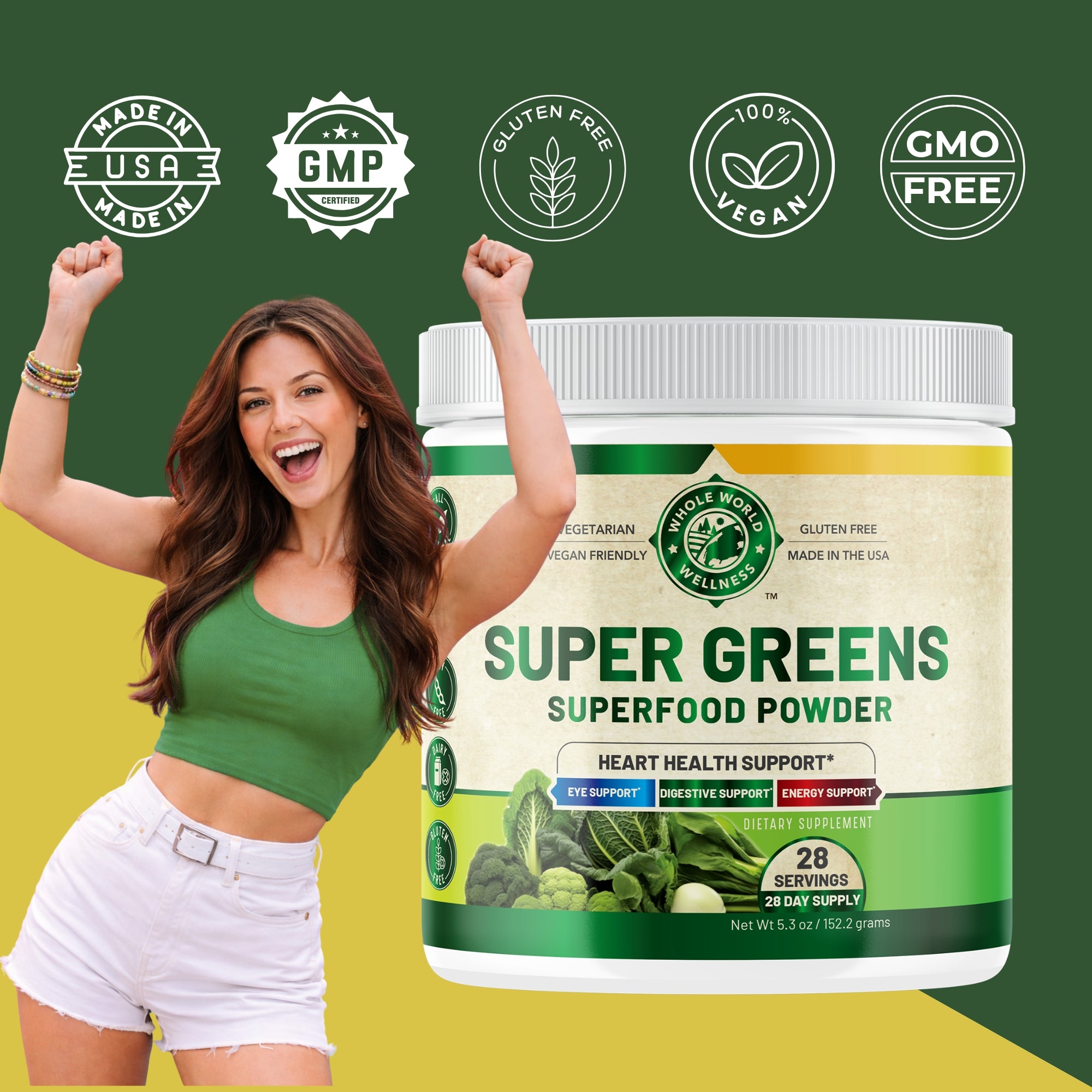 Organic Super Greens Powder