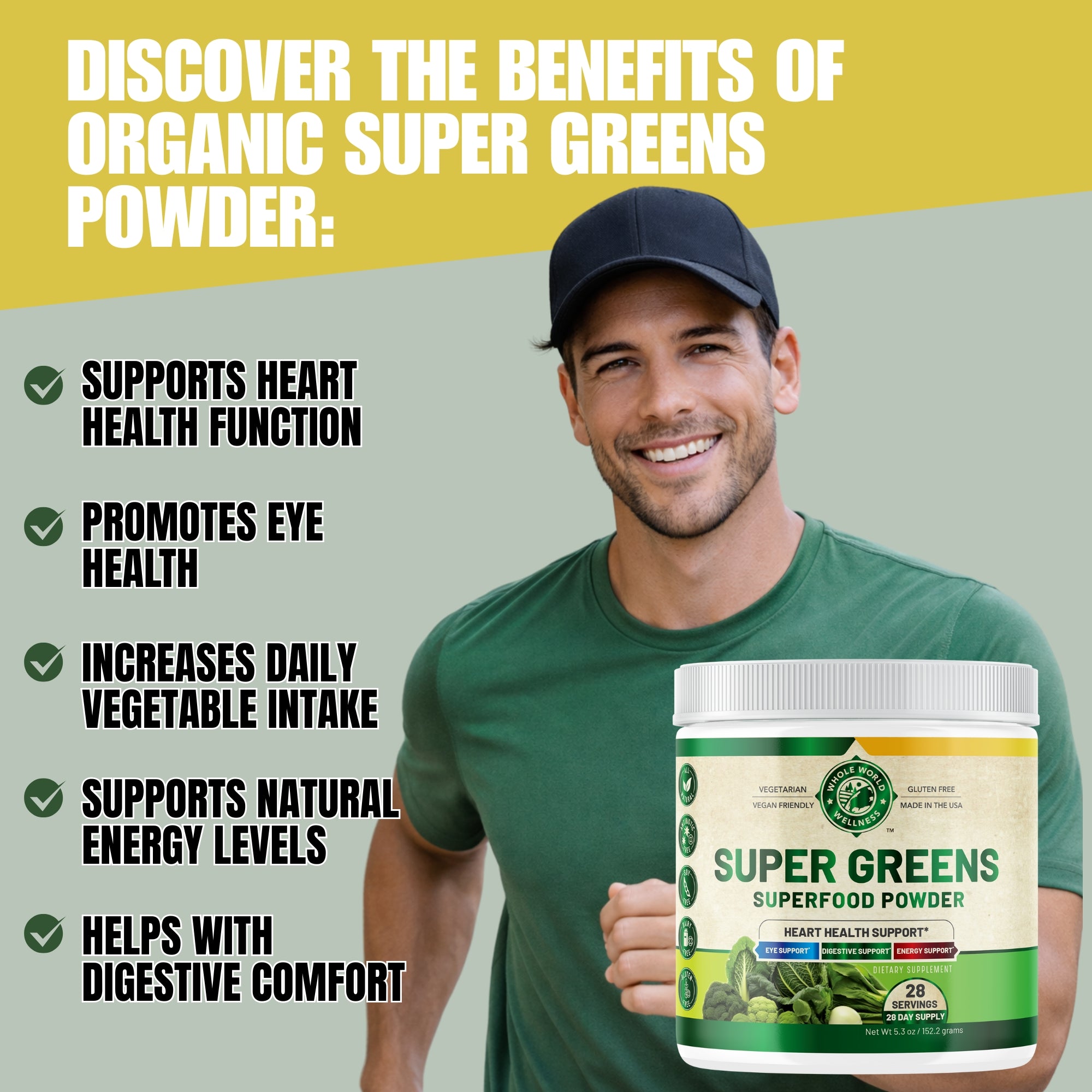Organic Super Greens Powder