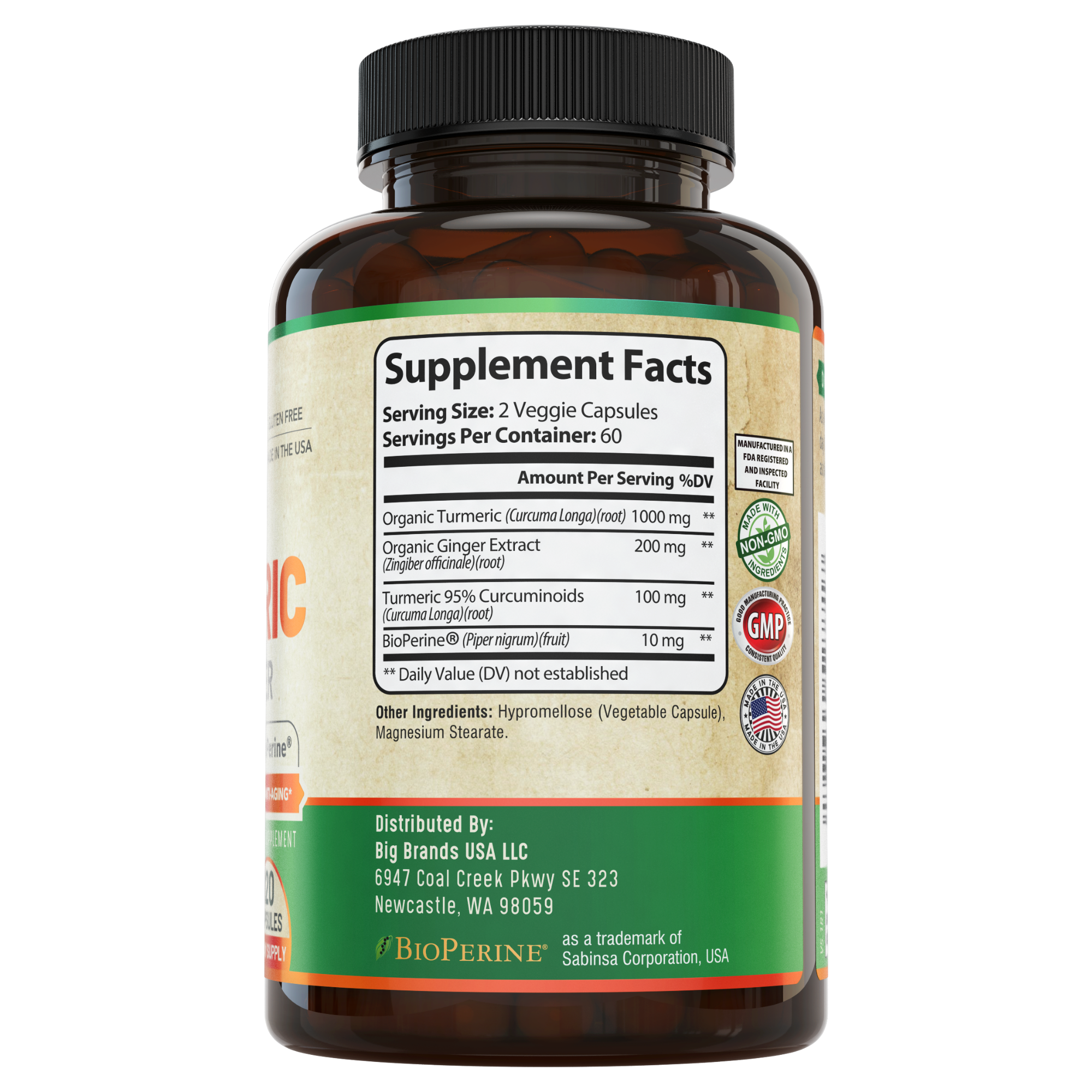 Organic Turmeric Ginger