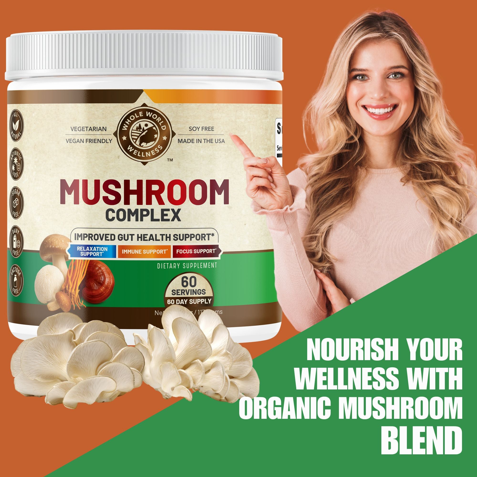 Organic Mushroom Complex Powder